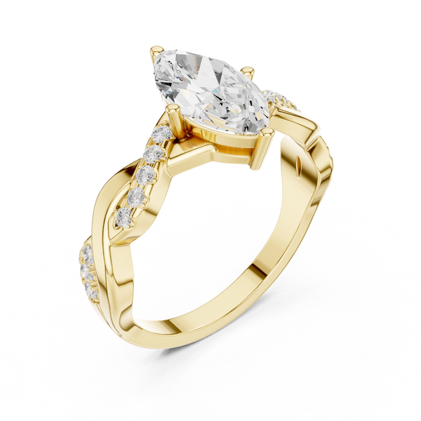 Eternal Radiance Round Lab Grown Diamond Ring
