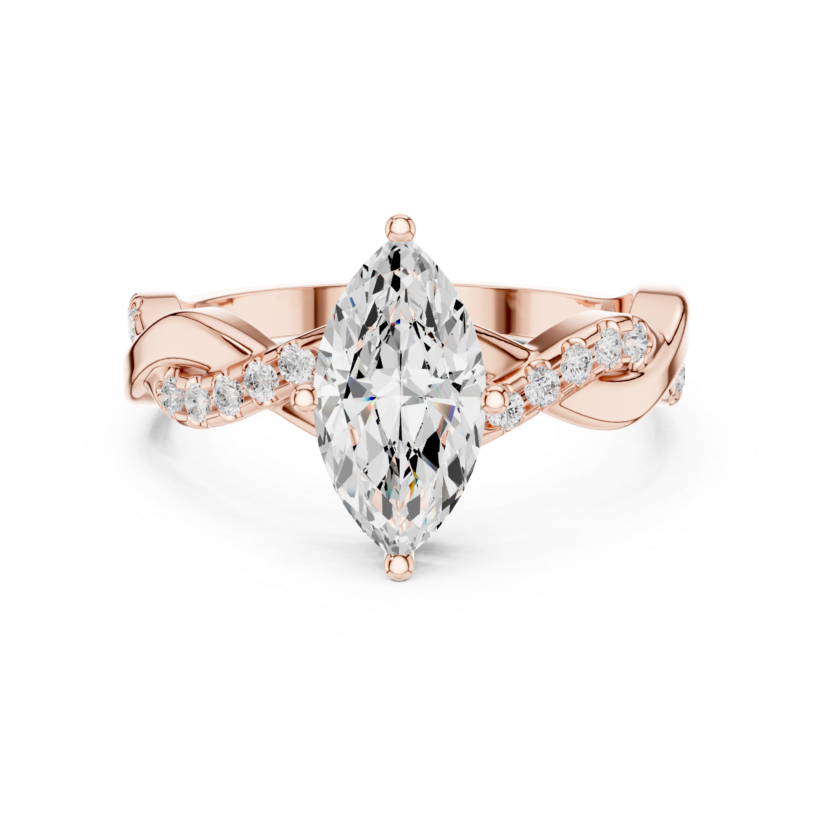 Eternal Radiance Round Lab Grown Diamond Ring