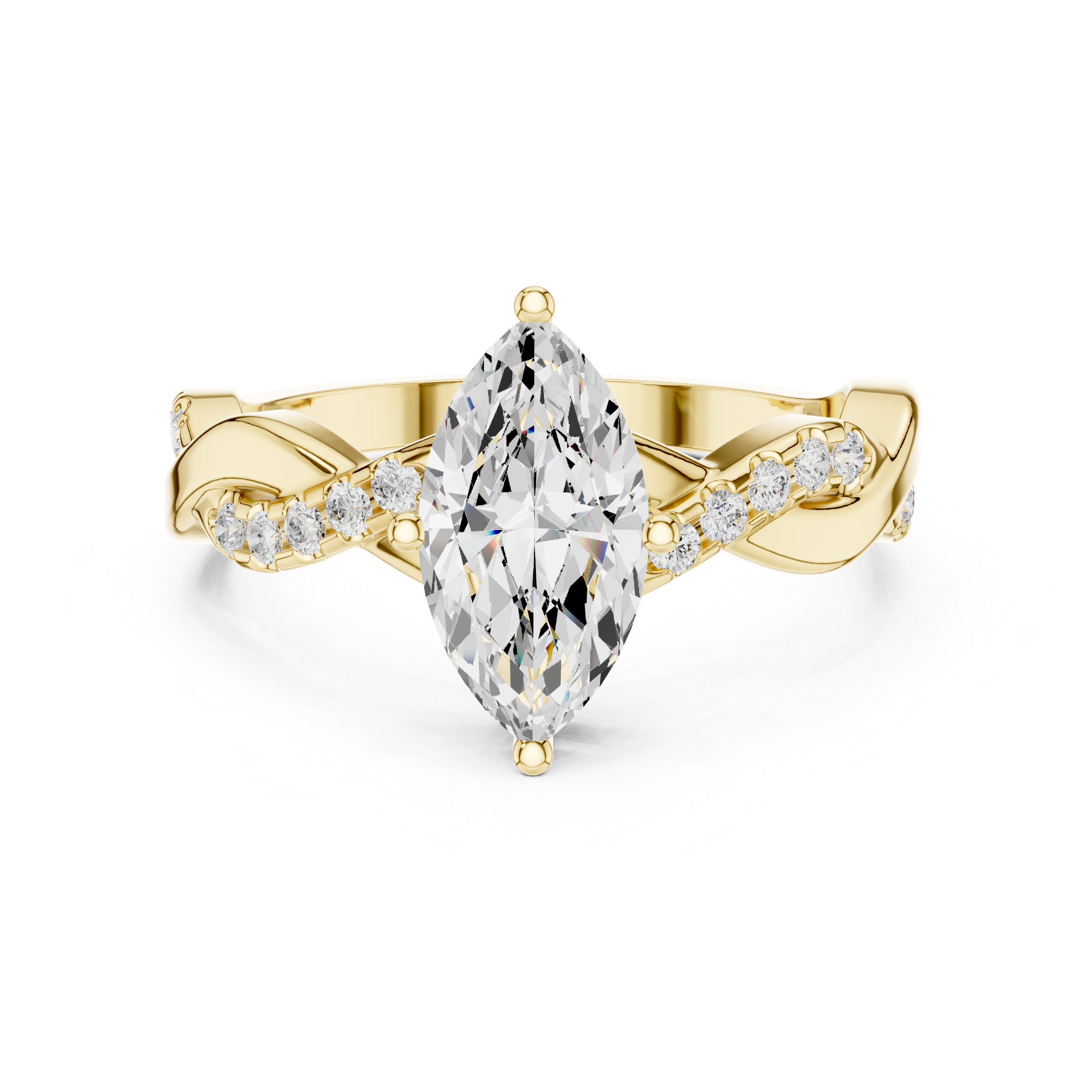 Eternal Radiance Round Lab Grown Diamond Ring
