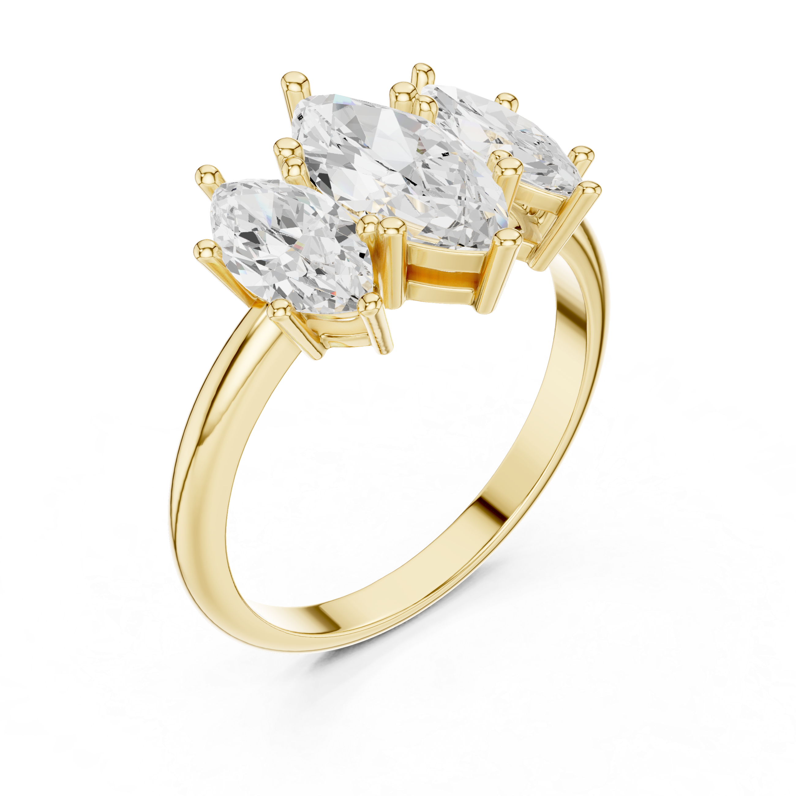 Marquise Diamond Aura Lab Grown Diamond Ring