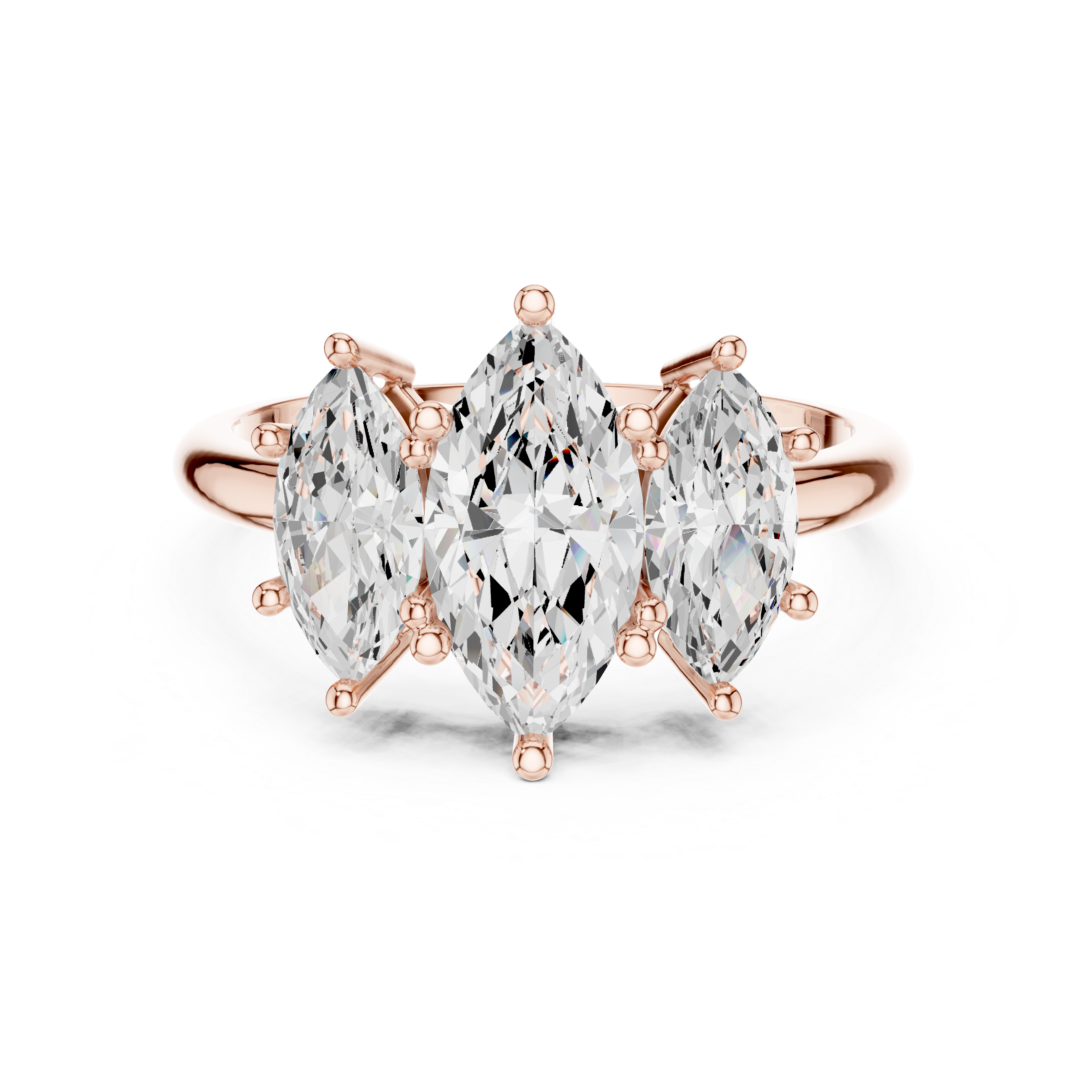 Marquise Diamond Aura Lab Grown Diamond Ring