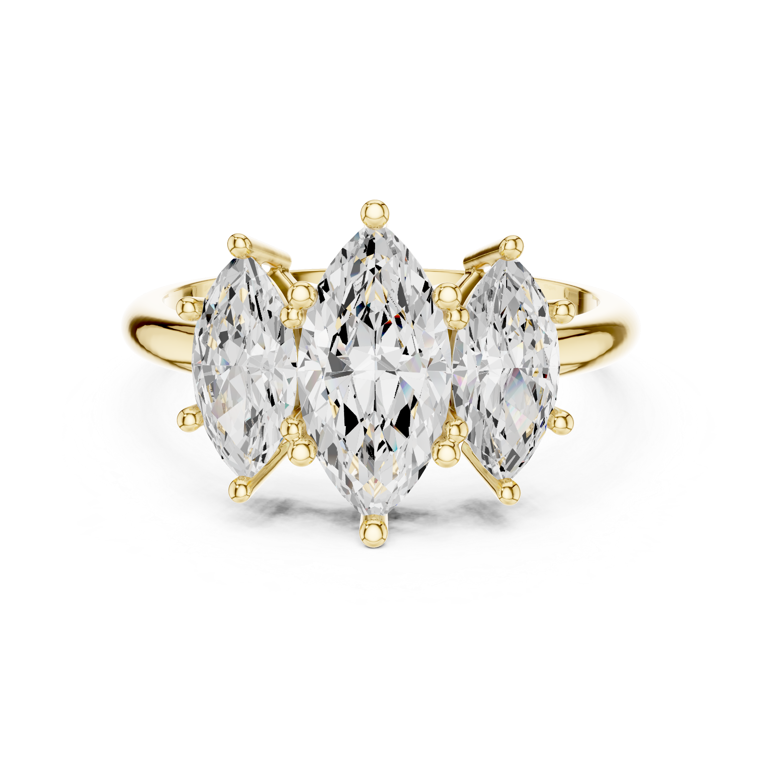 Marquise Diamond Aura Lab Grown Diamond Ring