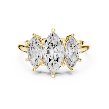 Marquise Diamond Aura Lab Grown Diamond Ring