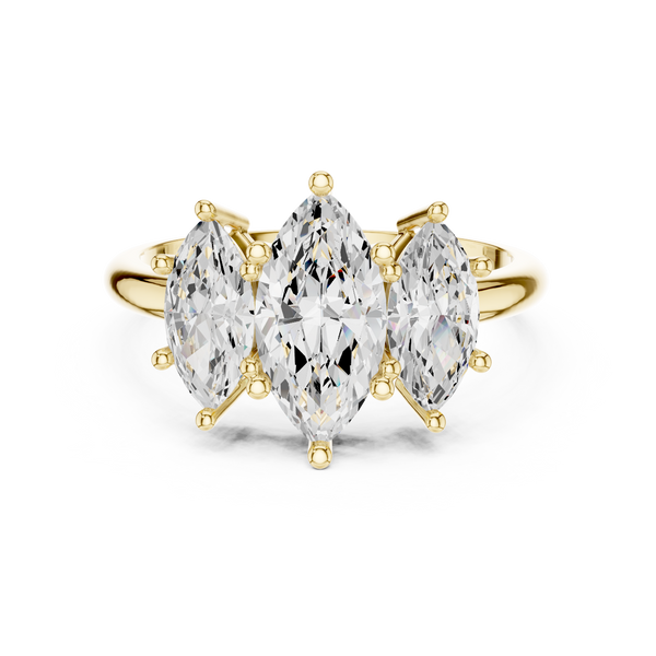Marquise Diamond Aura Lab Grown Diamond Ring