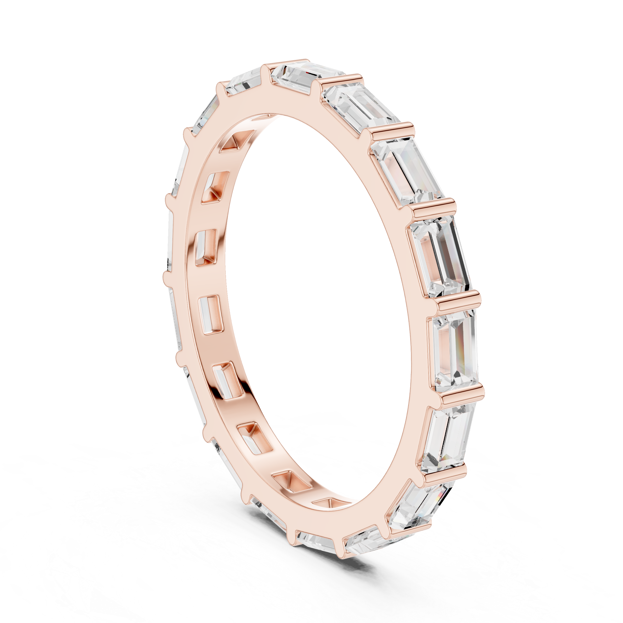 Baguette Diamond Eternity Lab Grown Diamond Ring