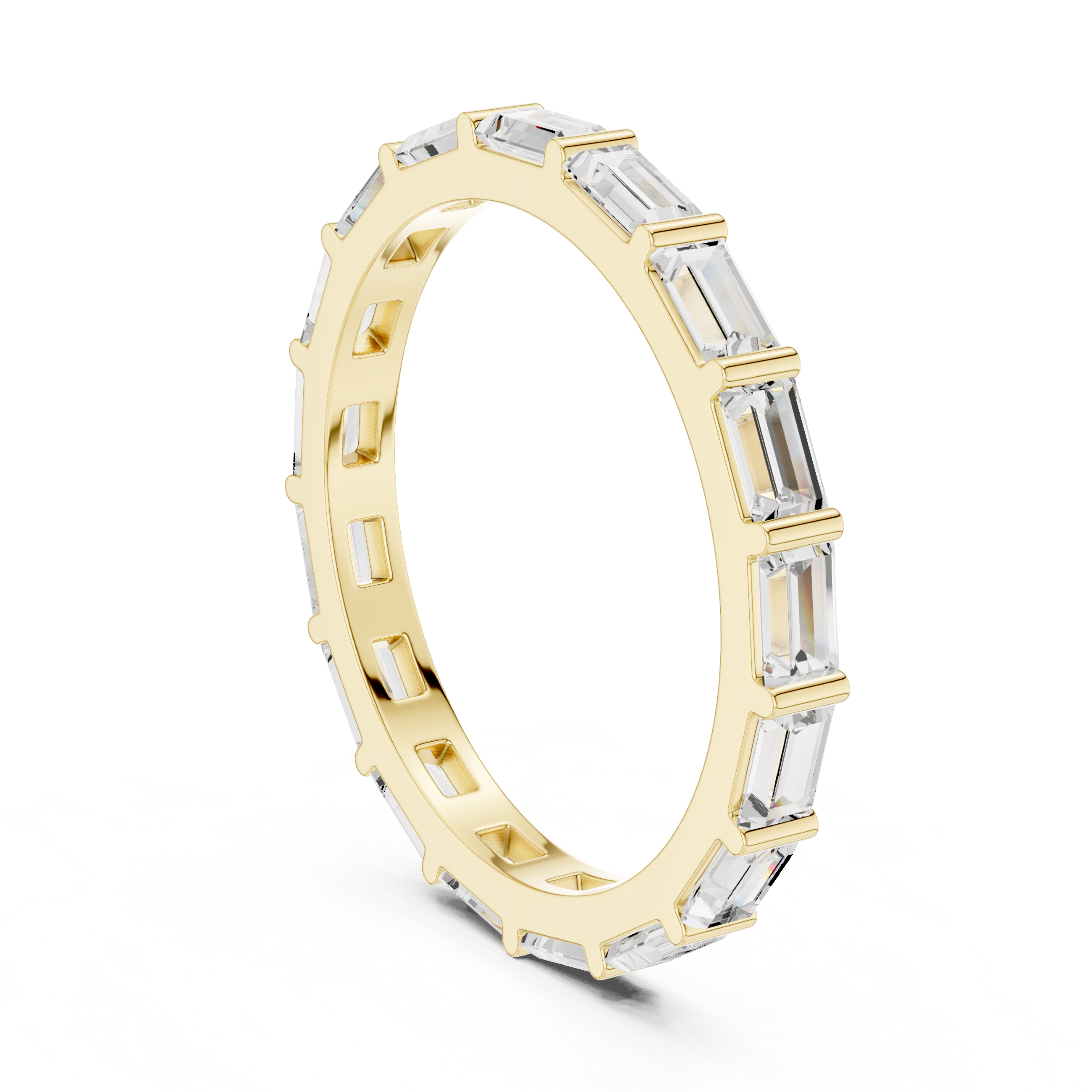 Baguette Diamond Eternity Lab Grown Diamond Ring