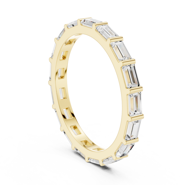 Baguette Diamond Eternity Lab Grown Diamond Ring