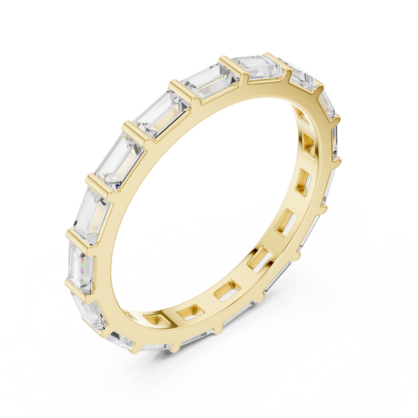 Baguette Diamond Eternity Lab Grown Diamond Ring