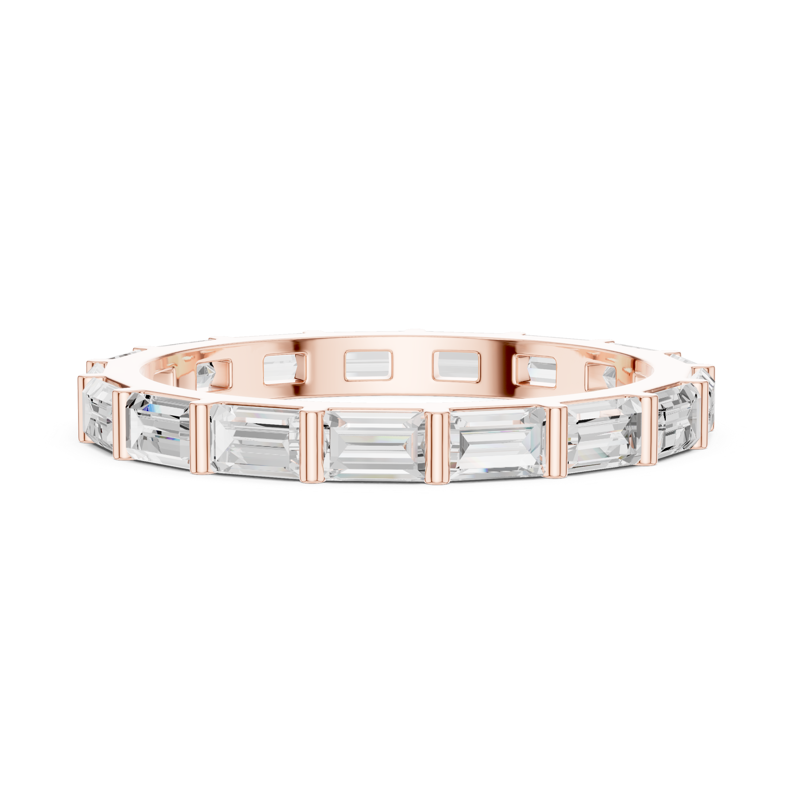 Baguette Diamond Eternity Lab Grown Diamond Ring