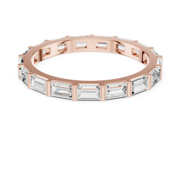 Baguette Diamond Eternity Lab Grown Diamond Ring