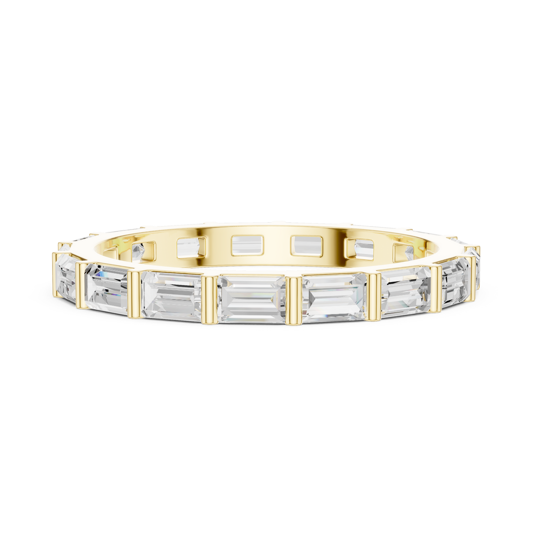 Baguette Diamond Eternity Lab Grown Diamond Ring