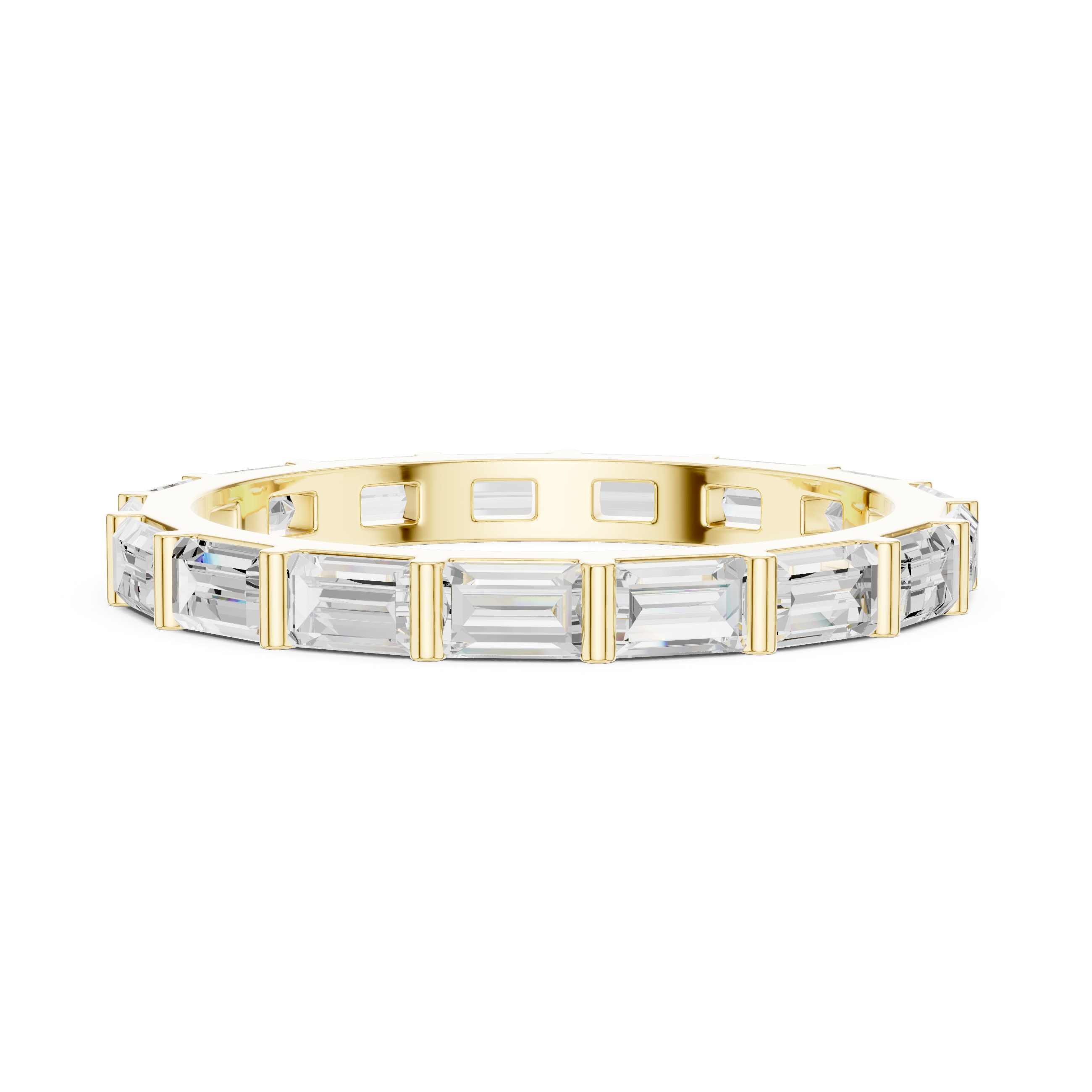 Baguette Diamond Eternity Lab Grown Diamond Ring