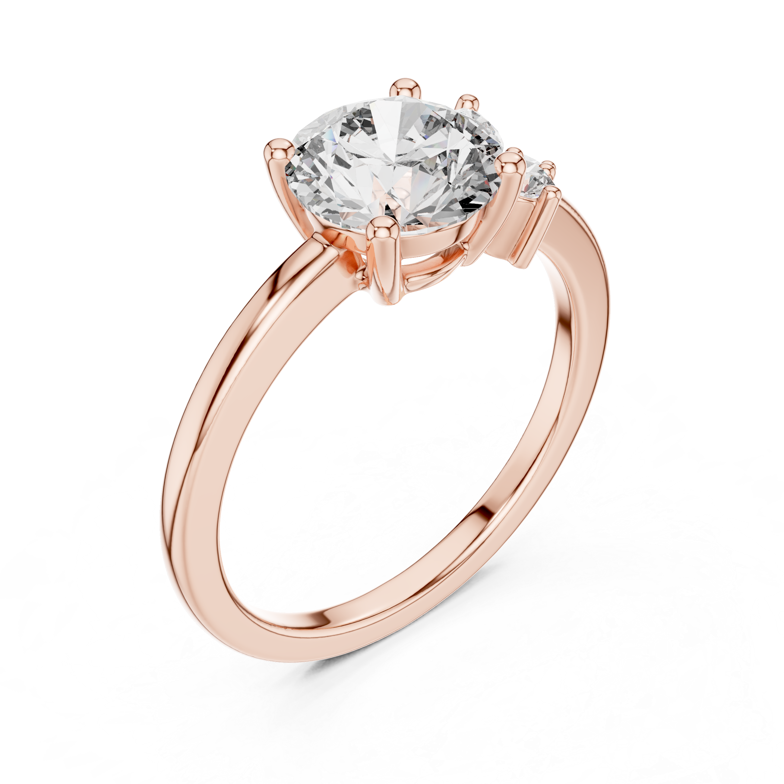 Zenith Peak Lab Grown Diamond Chevron Ring
