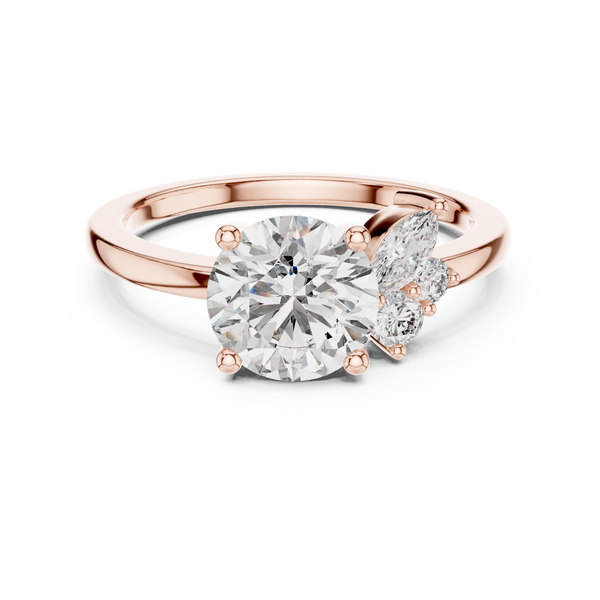 Zenith Peak Lab Grown Diamond Chevron Ring