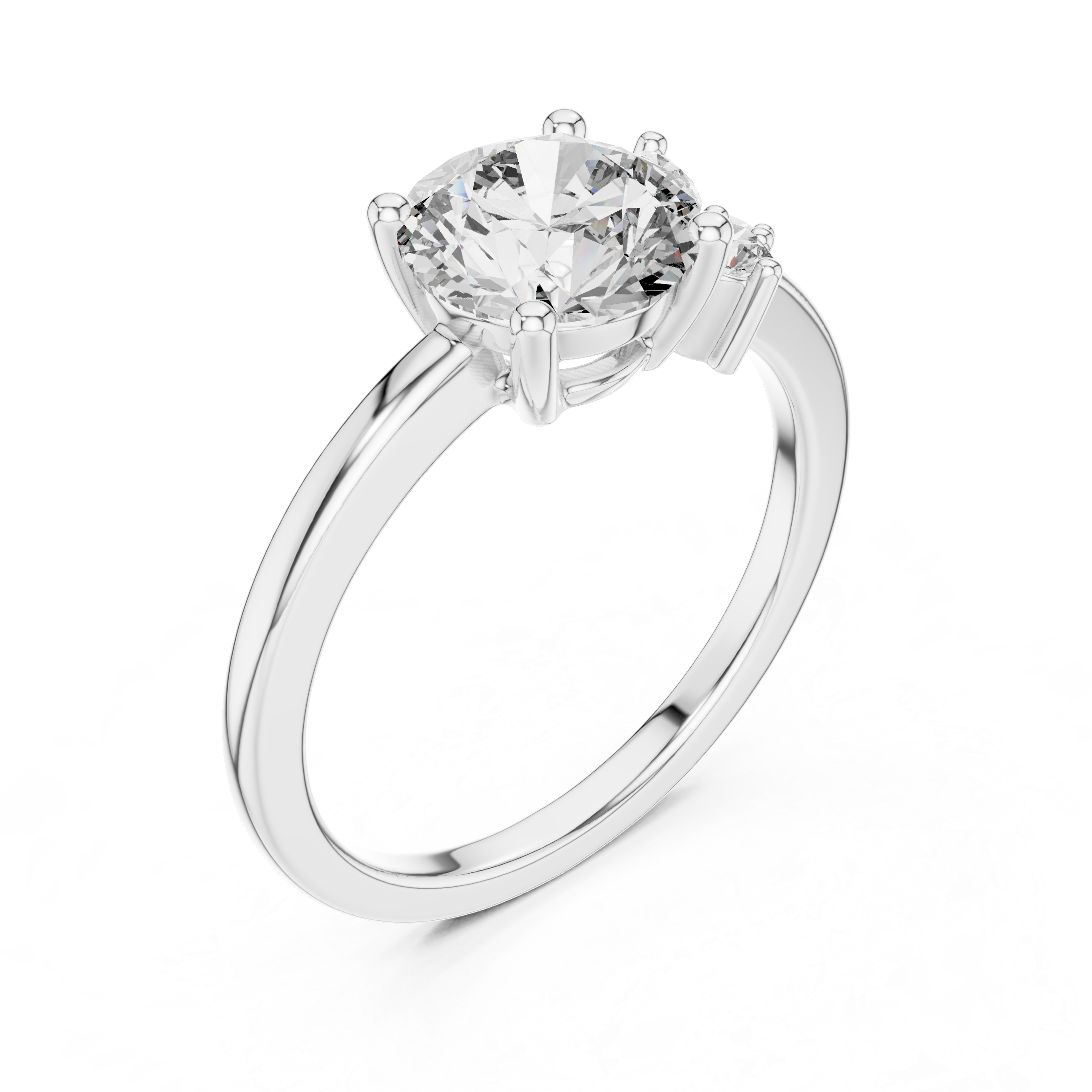 Zenith Peak Lab Grown Diamond Chevron Ring