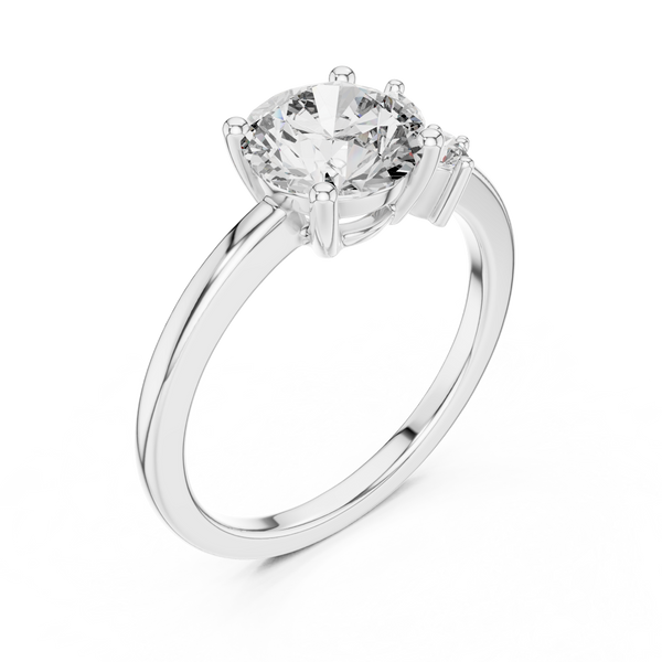 Zenith Peak Lab Grown Diamond Chevron Ring