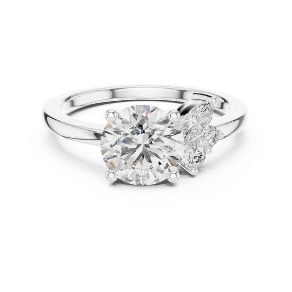 Zenith Peak Lab Grown Diamond Chevron Ring