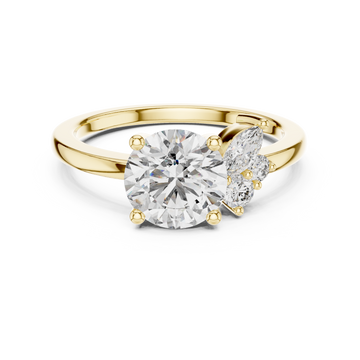 Zenith Peak Lab Grown Diamond Chevron Ring