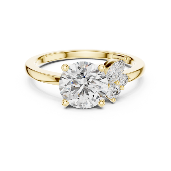 Zenith Peak Lab Grown Diamond Chevron Ring