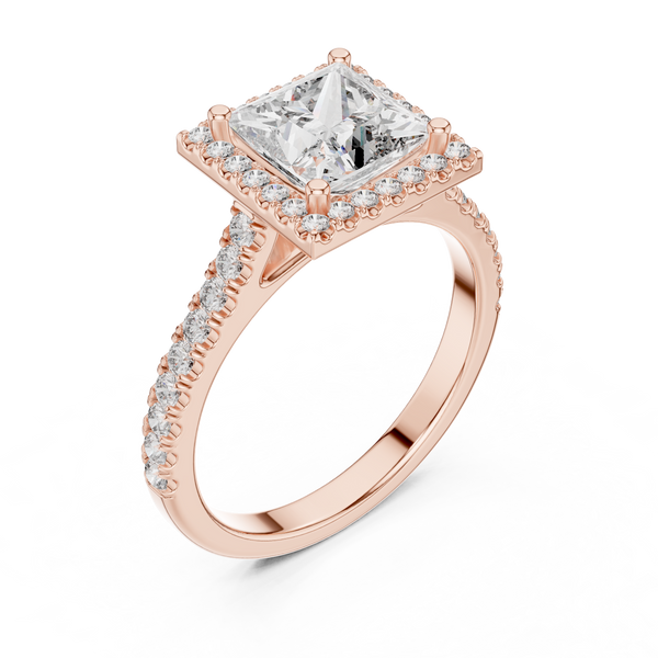 Horizon Line Lab Grown Diamond Flat Ring