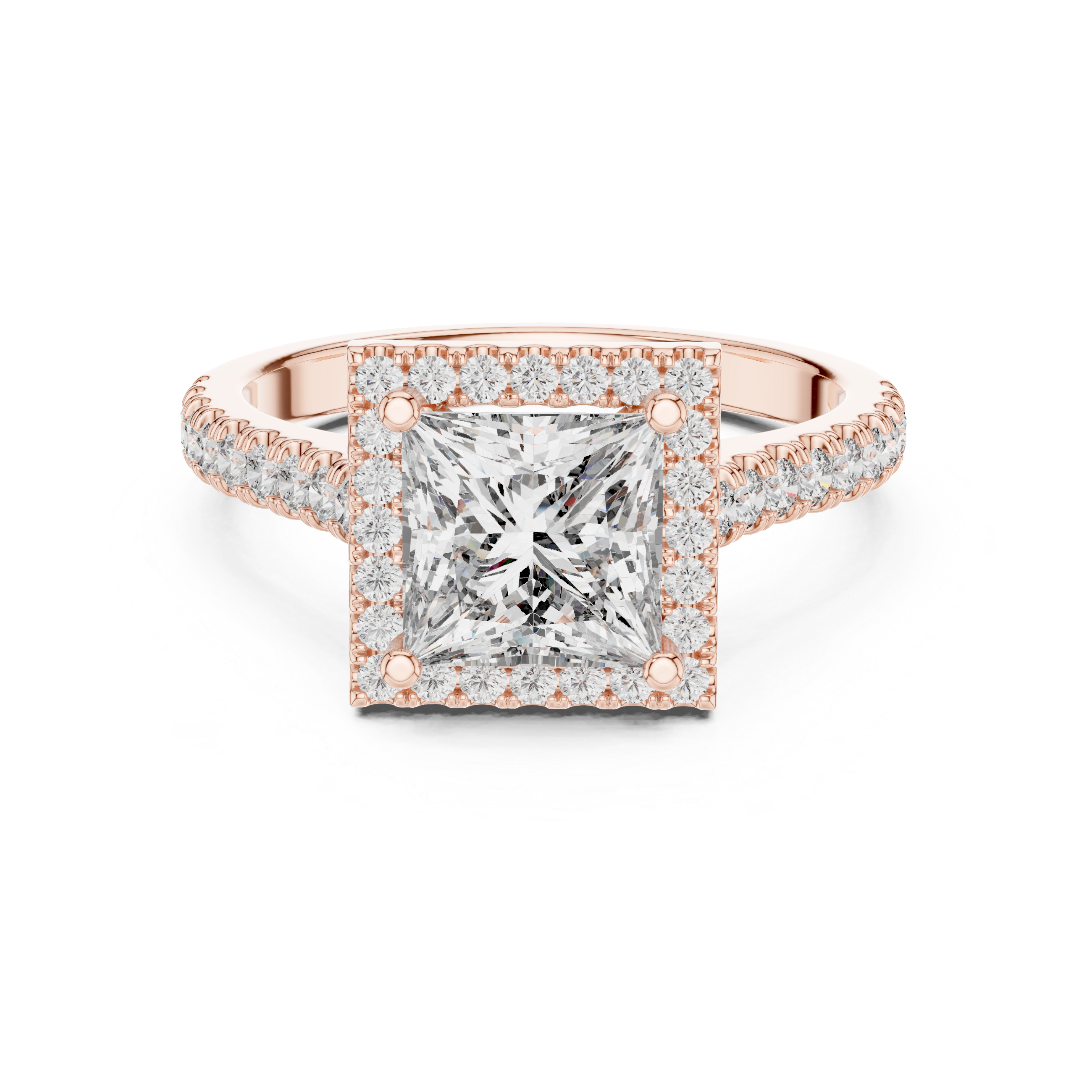 Horizon Line Lab Grown Diamond Flat Ring