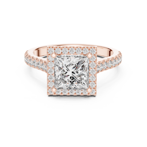 Horizon Line Lab Grown Diamond Flat Ring