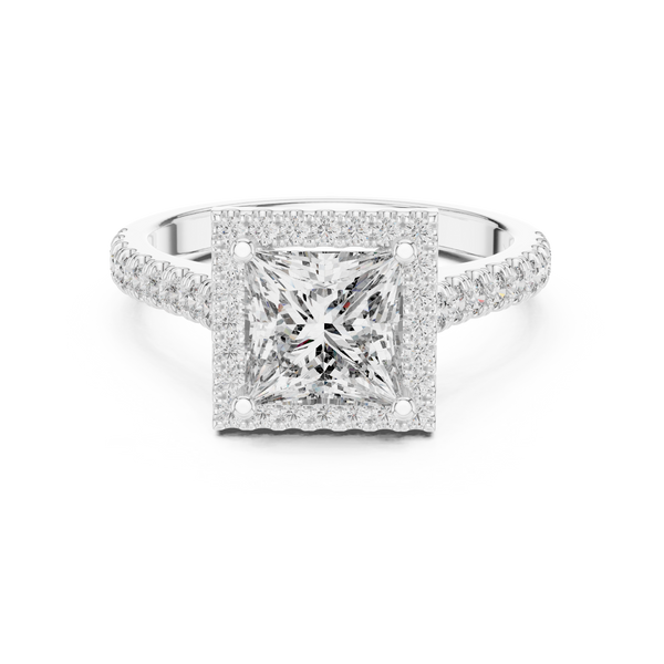 Horizon Line Lab Grown Diamond Flat Ring