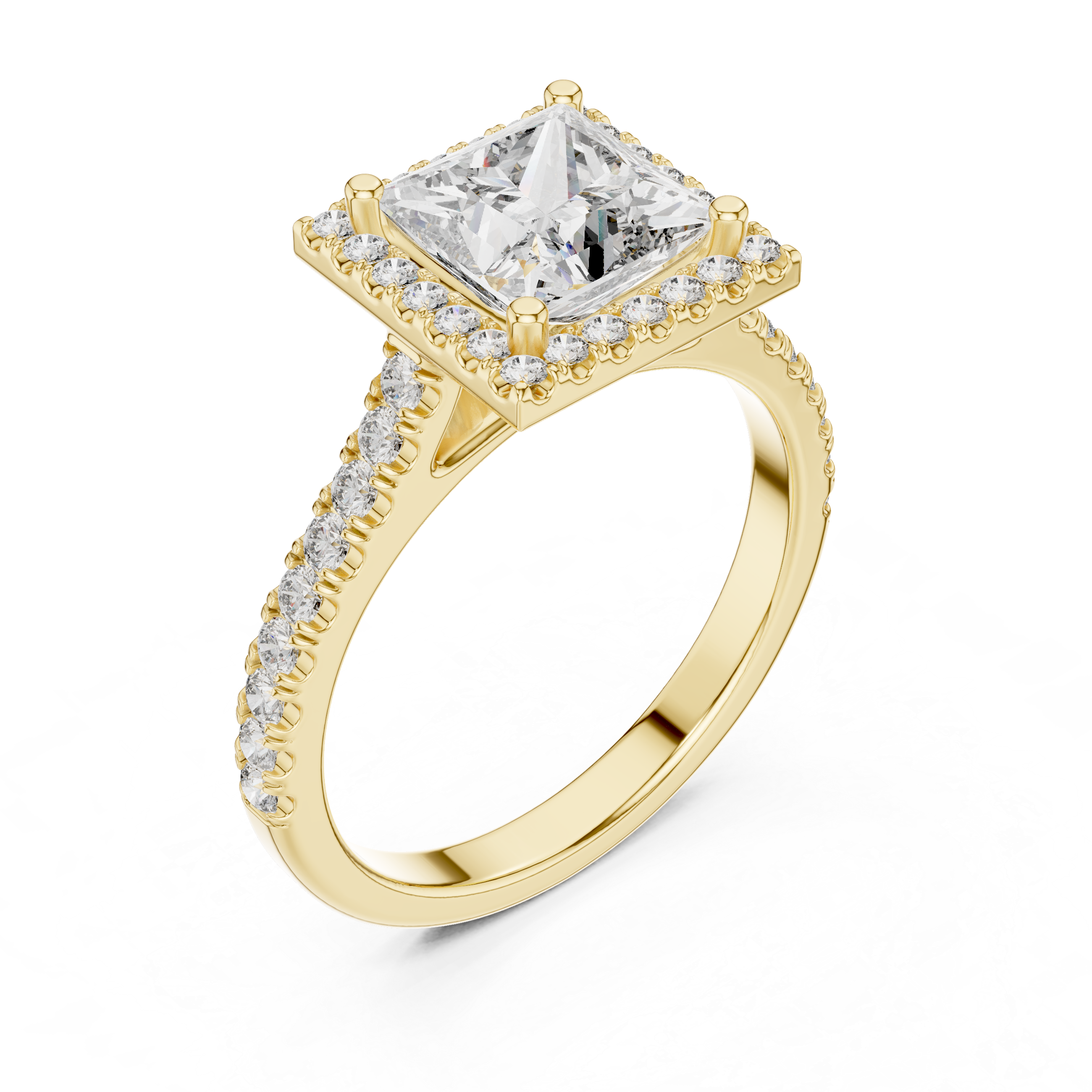 Horizon Line Lab Grown Diamond Flat Ring