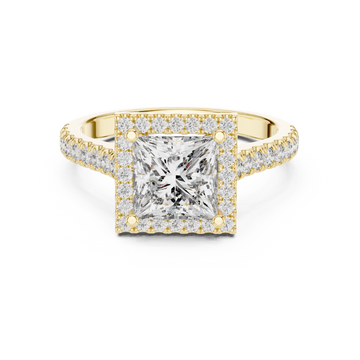 Horizon Line Lab Grown Diamond Flat Ring
