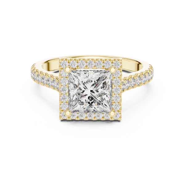 Horizon Line Lab Grown Diamond Flat Ring