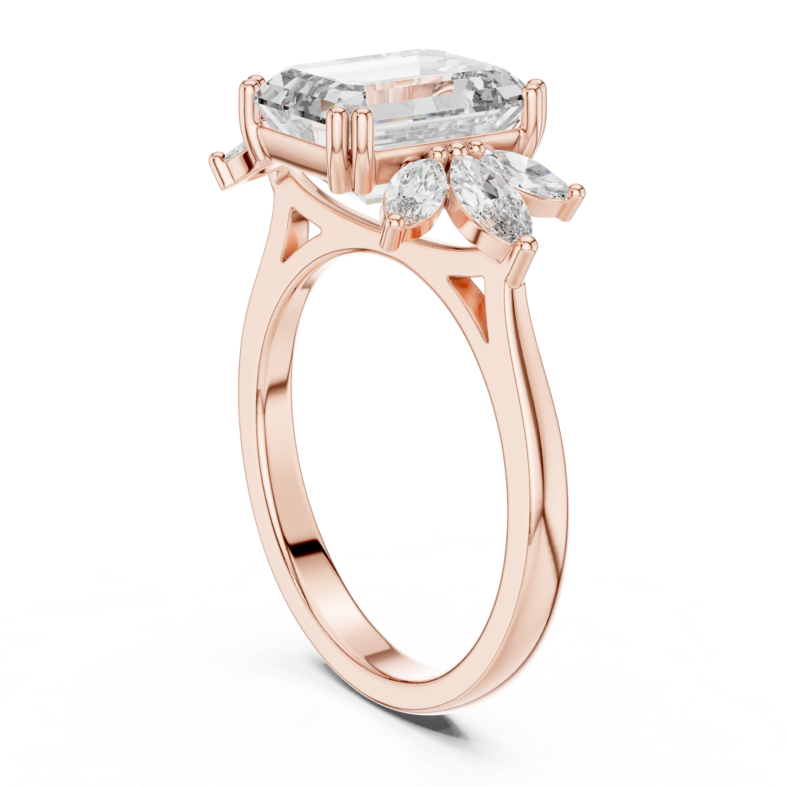 Oasis Bloom Bright Lab Grown Diamond Oval Ring