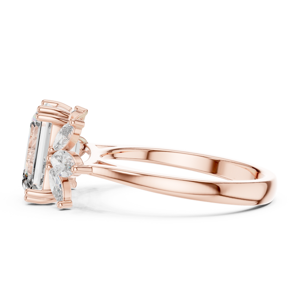 Oasis Bloom Bright Lab Grown Diamond Oval Ring