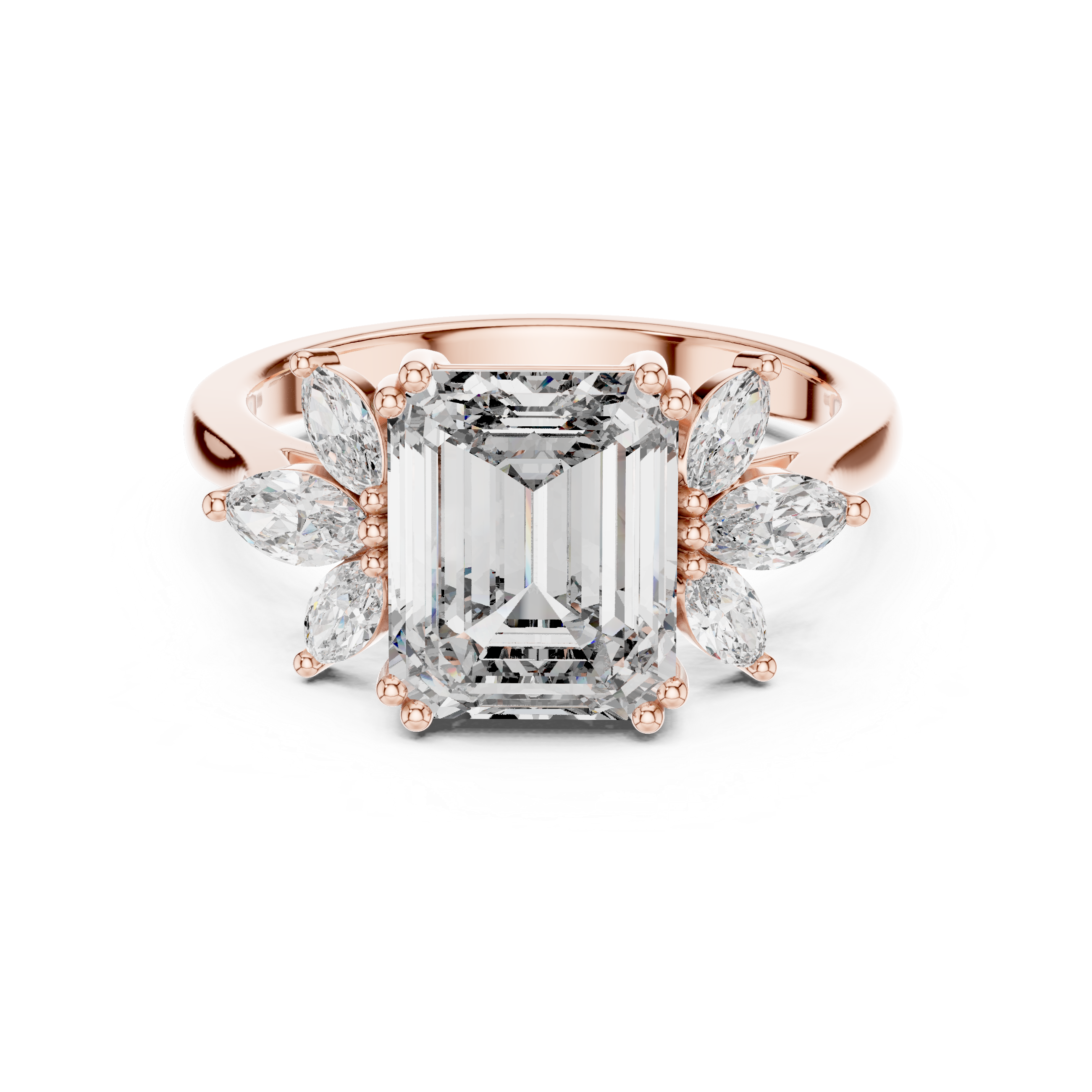 Dew Droplet Lab Grown Diamond Minimalist Ring