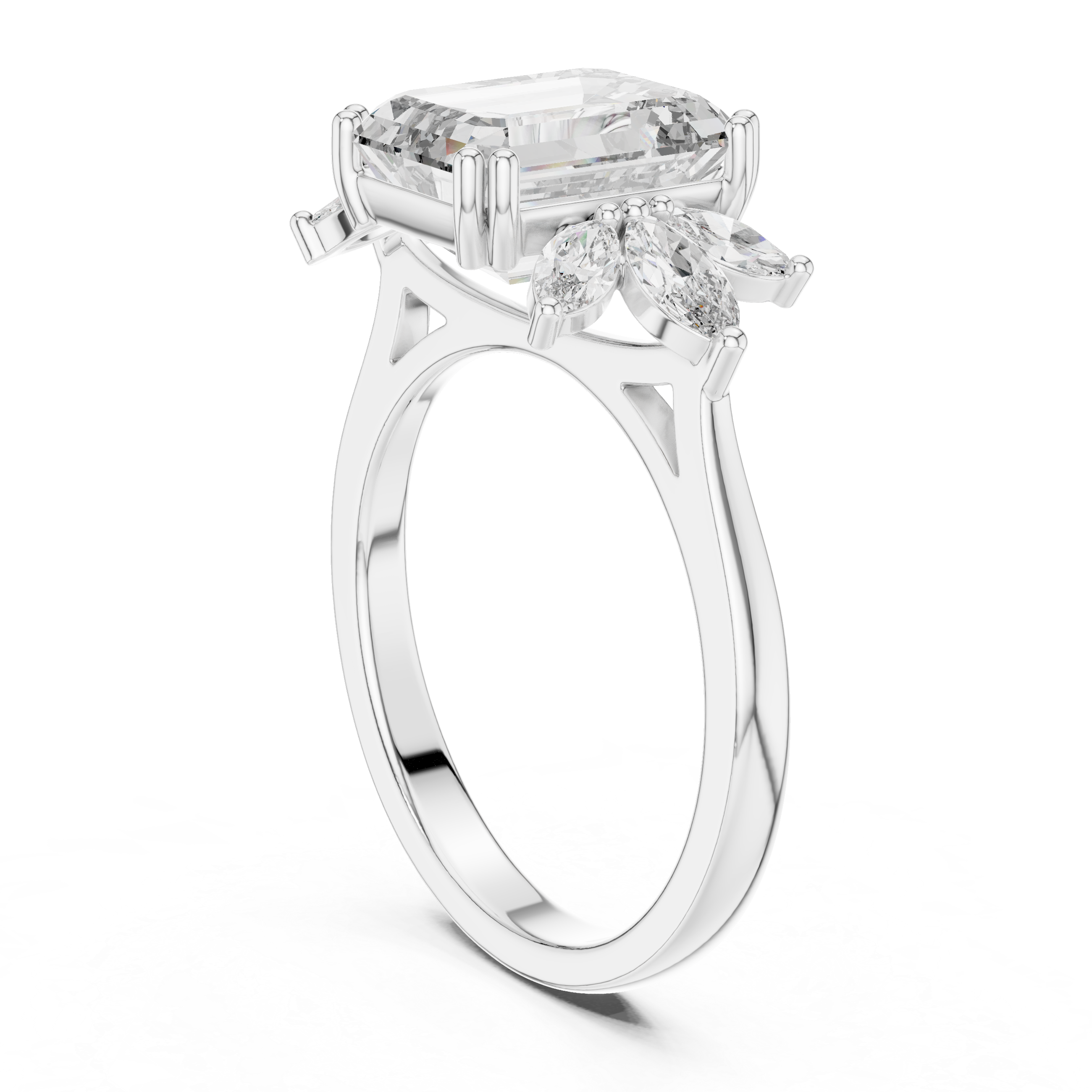 Oasis Bloom Lab Grown Diamond Oval Ring