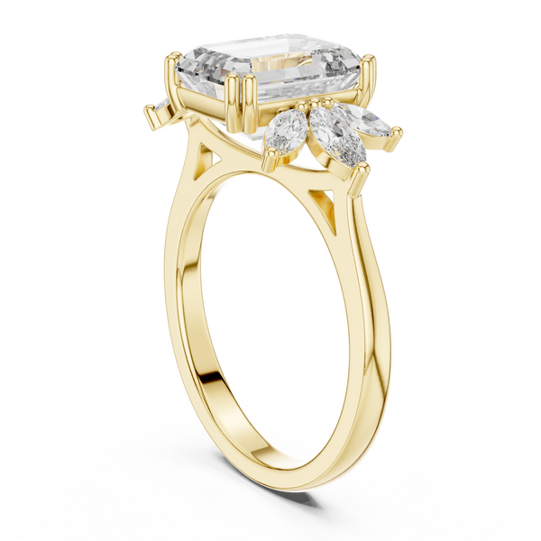 Oasis Bloom Bright Lab Grown Diamond Oval Ring
