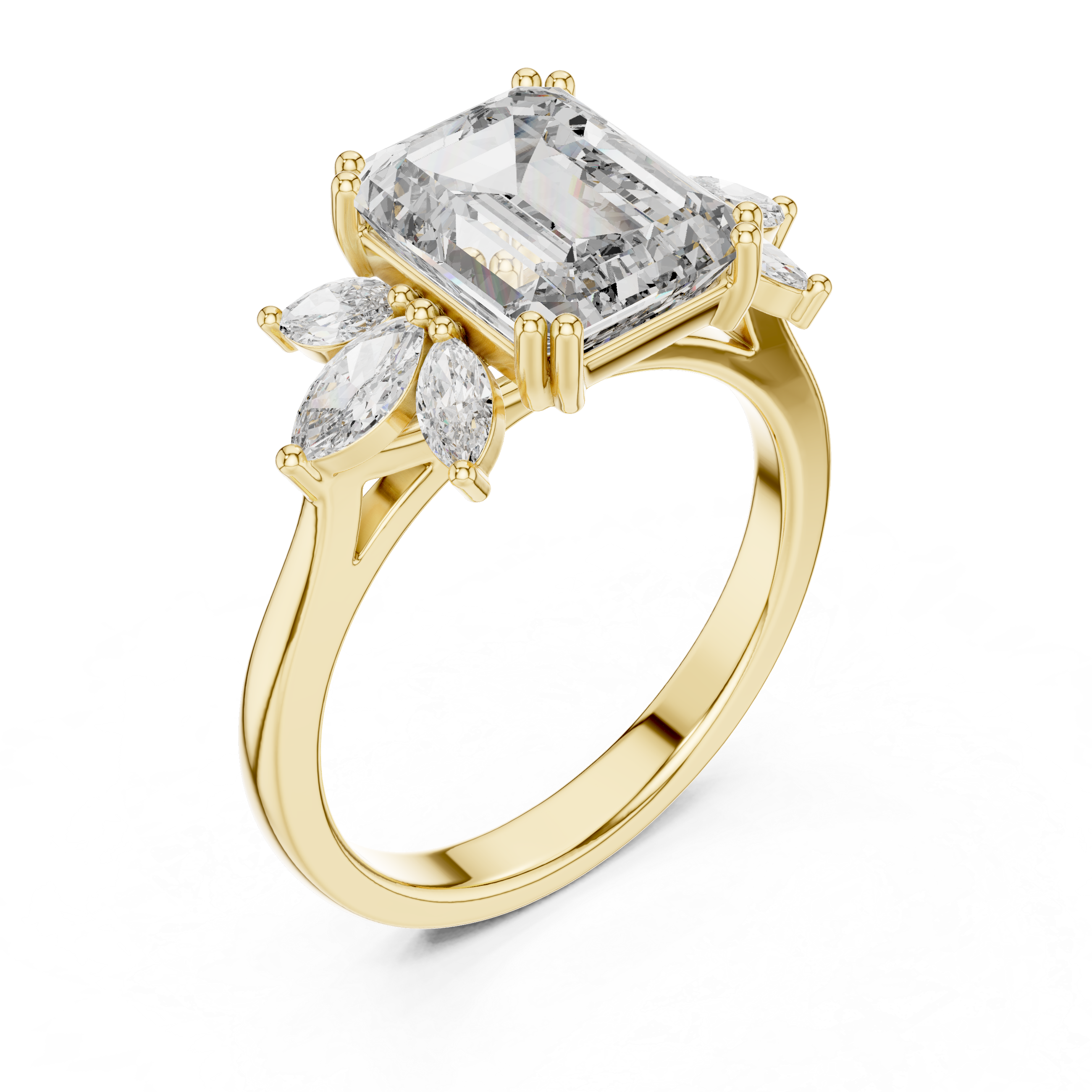 Oasis Bloom Bright Lab Grown Diamond Oval Ring