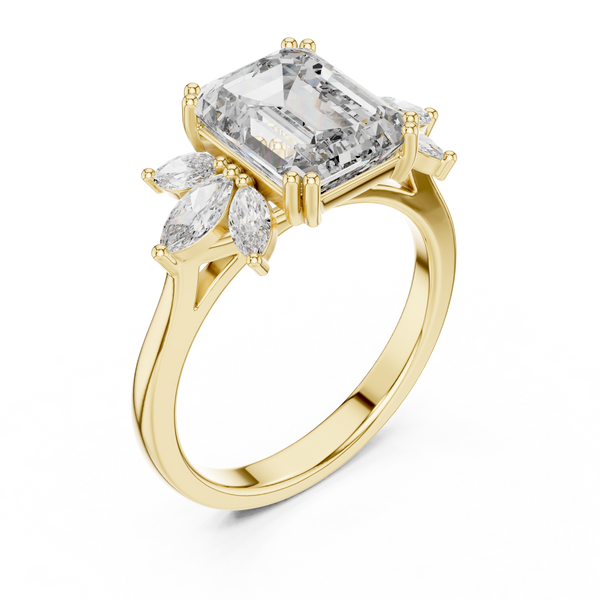 Oasis Bloom Bright Lab Grown Diamond Oval Ring