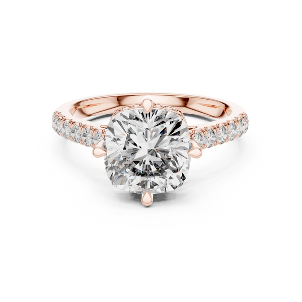 Coral Branch Lab Grown Diamond Textured Ring