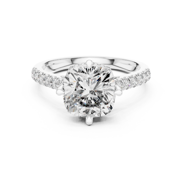 Coral Branch Lab Grown Diamond Textured Ring