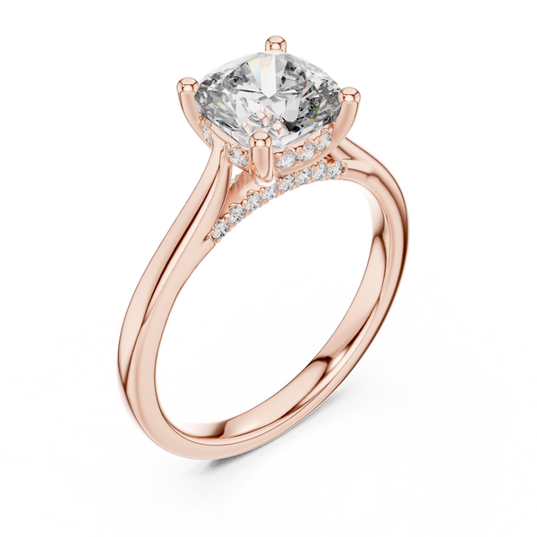 Arctic Mirror Lab Grown Diamond Emerald Ring