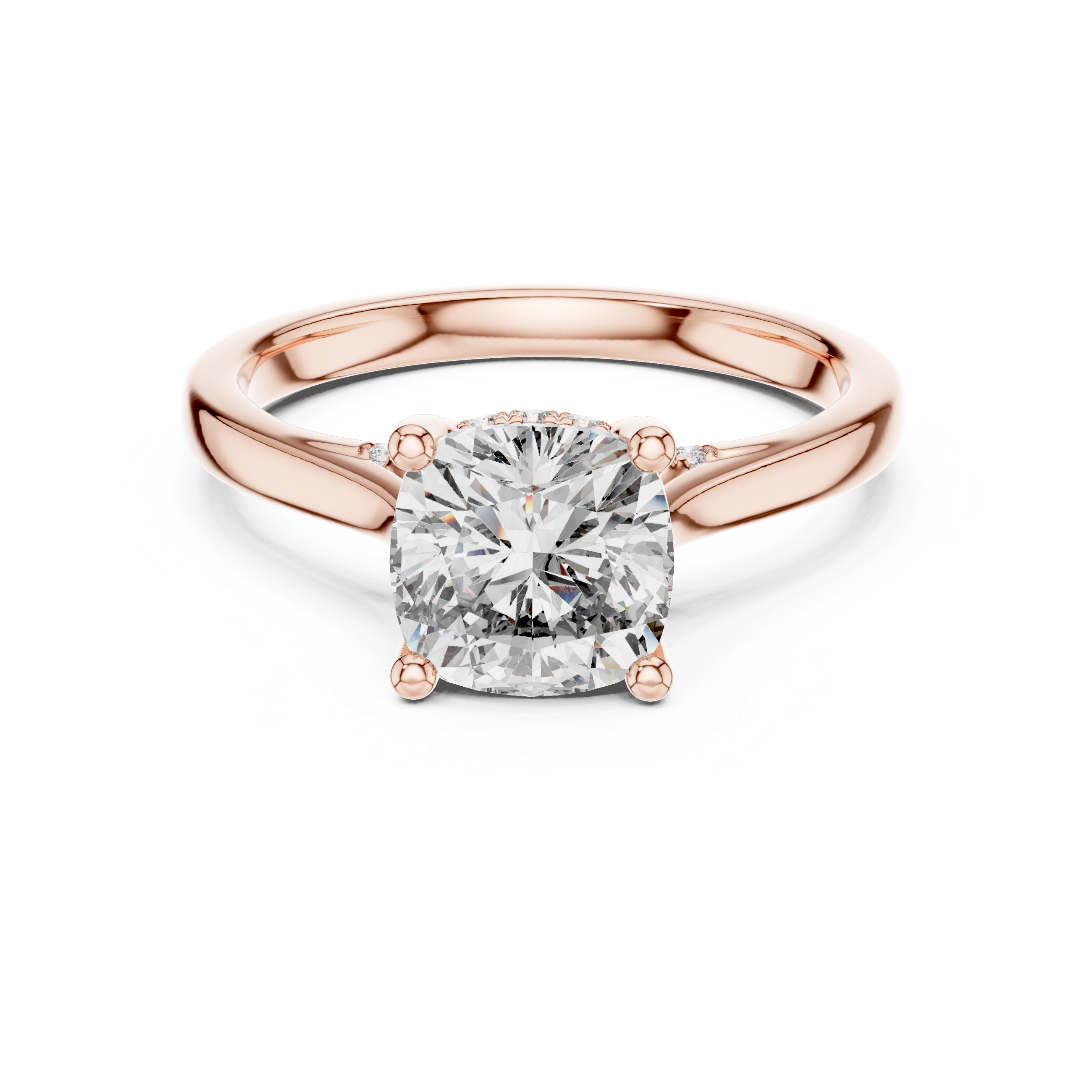 Arctic Mirror Lab Grown Diamond Emerald Ring