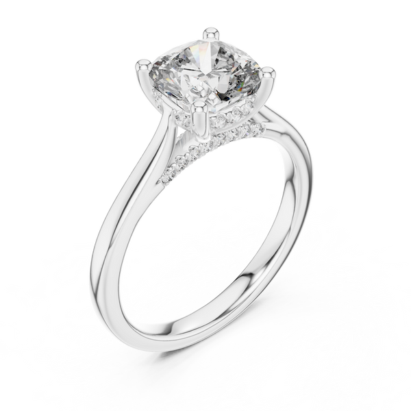 Arctic Mirror Lab Grown Diamond Emerald Ring