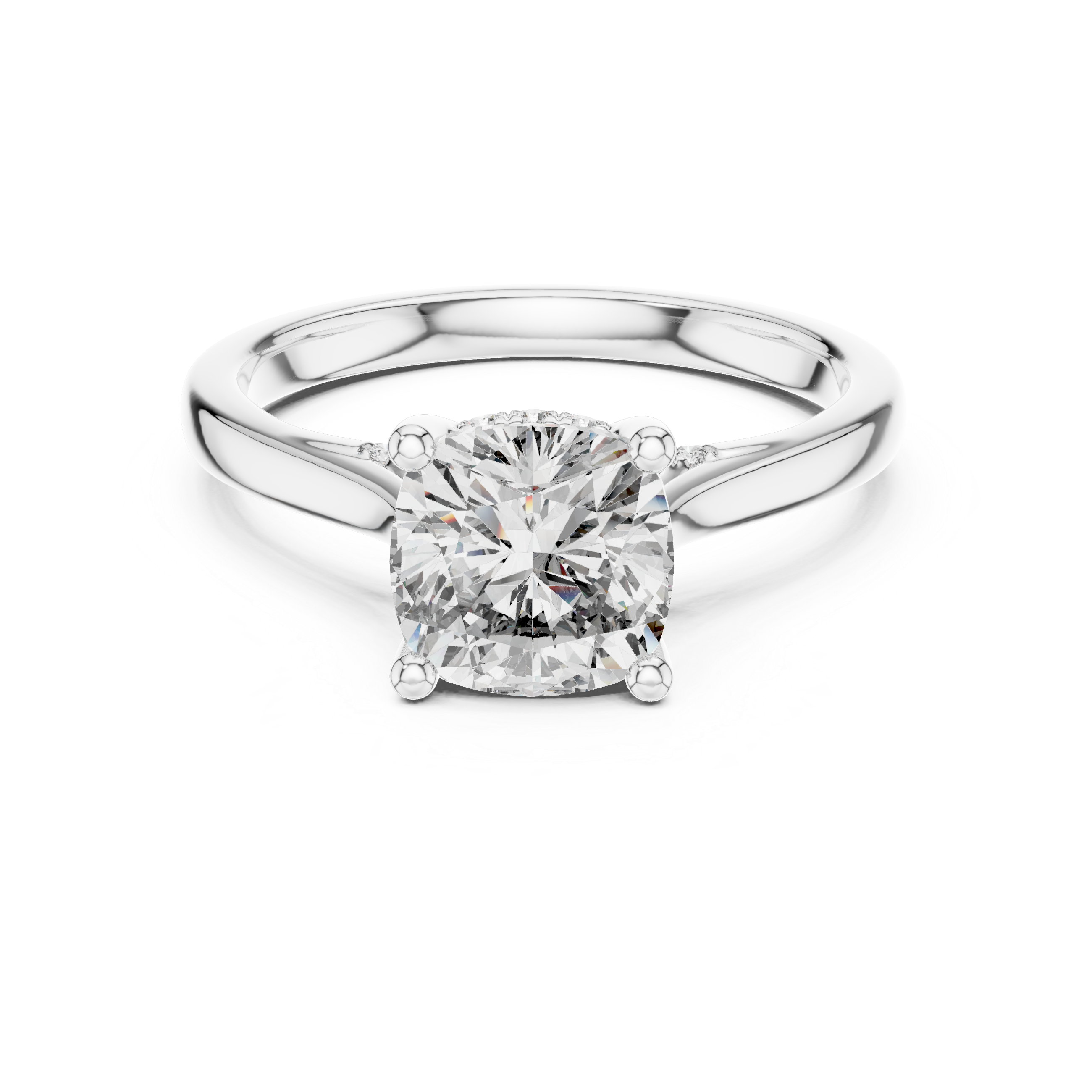 Arctic Mirror Lab Grown Diamond Emerald Ring