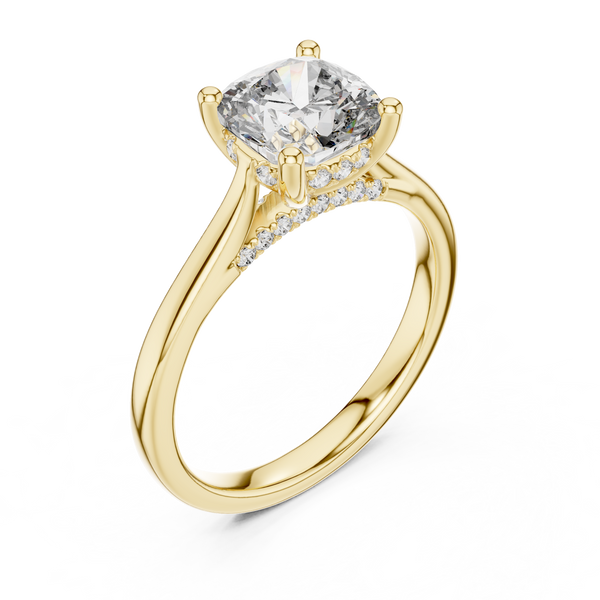 Arctic Mirror Lab Grown Diamond Emerald Ring