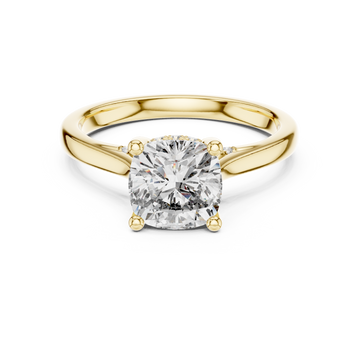 Arctic Mirror Lab Grown Diamond Emerald Ring