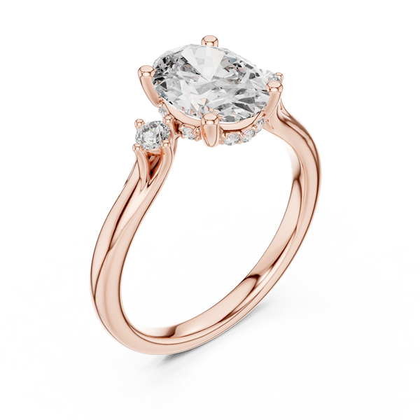 Mystic Arc Lab Grown Diamond Tiara Ring