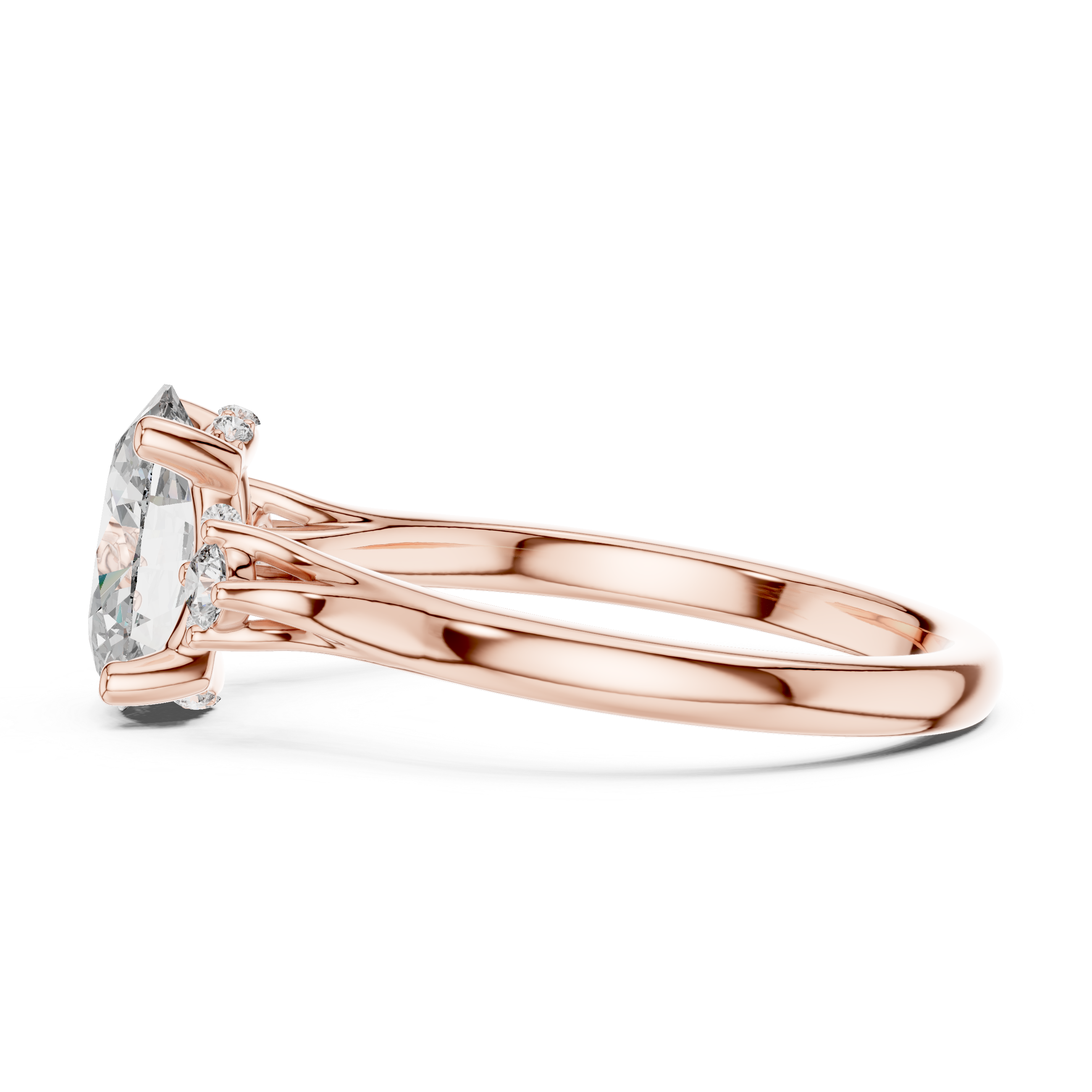 Mystic Arc Lab Grown Diamond Tiara Ring