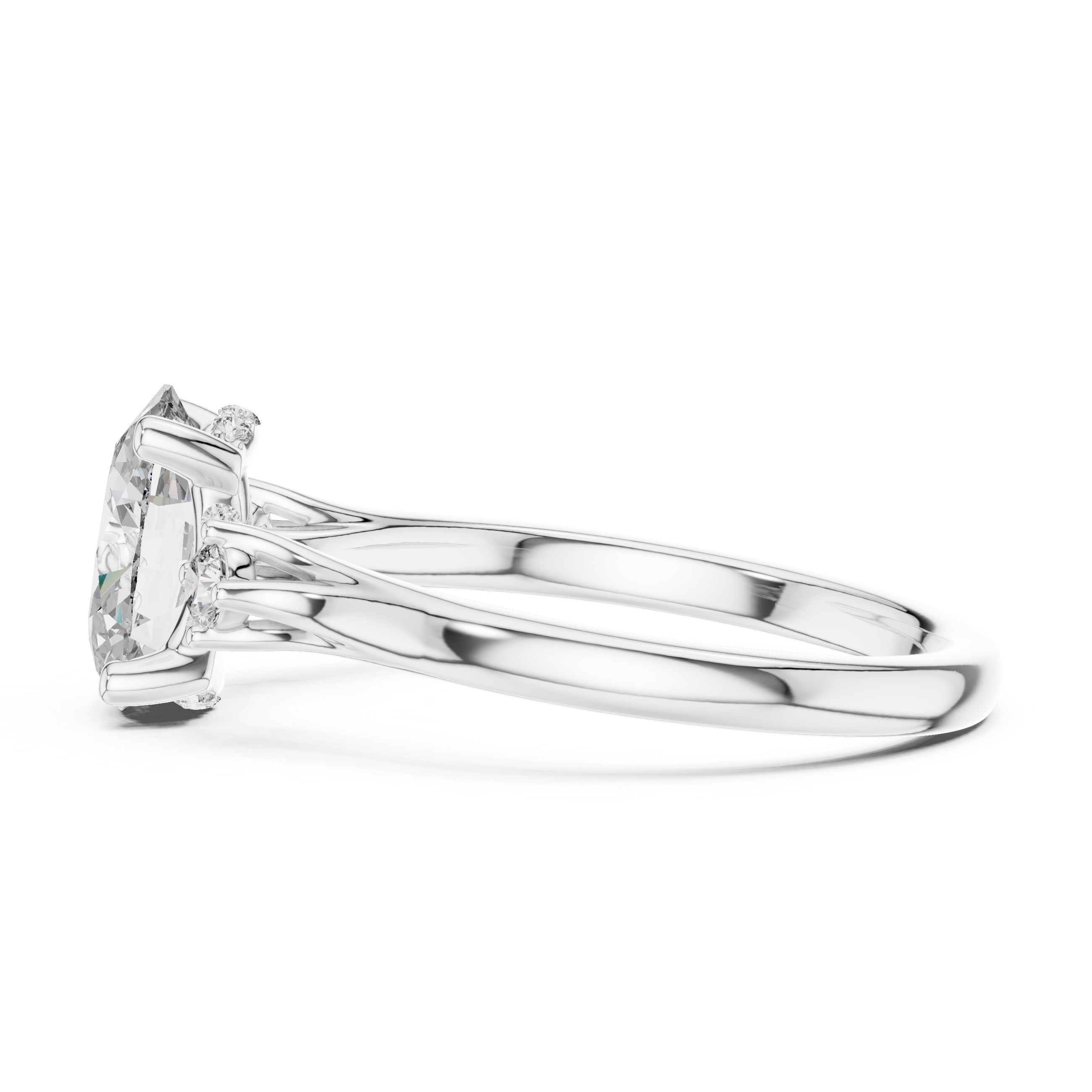 Mystic Arc Lab Grown Diamond Tiara Ring