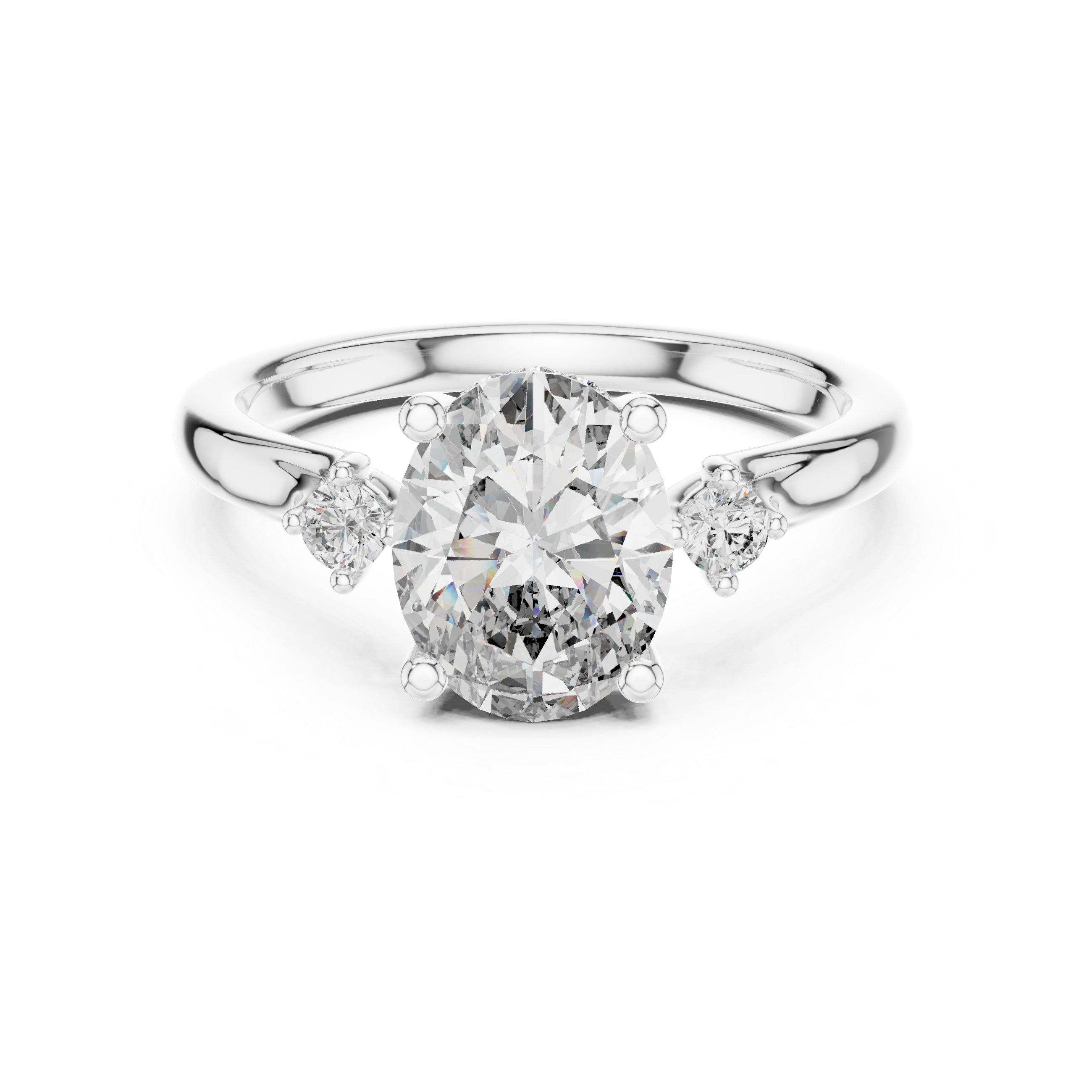 Mystic Arc Lab Grown Diamond Tiara Ring