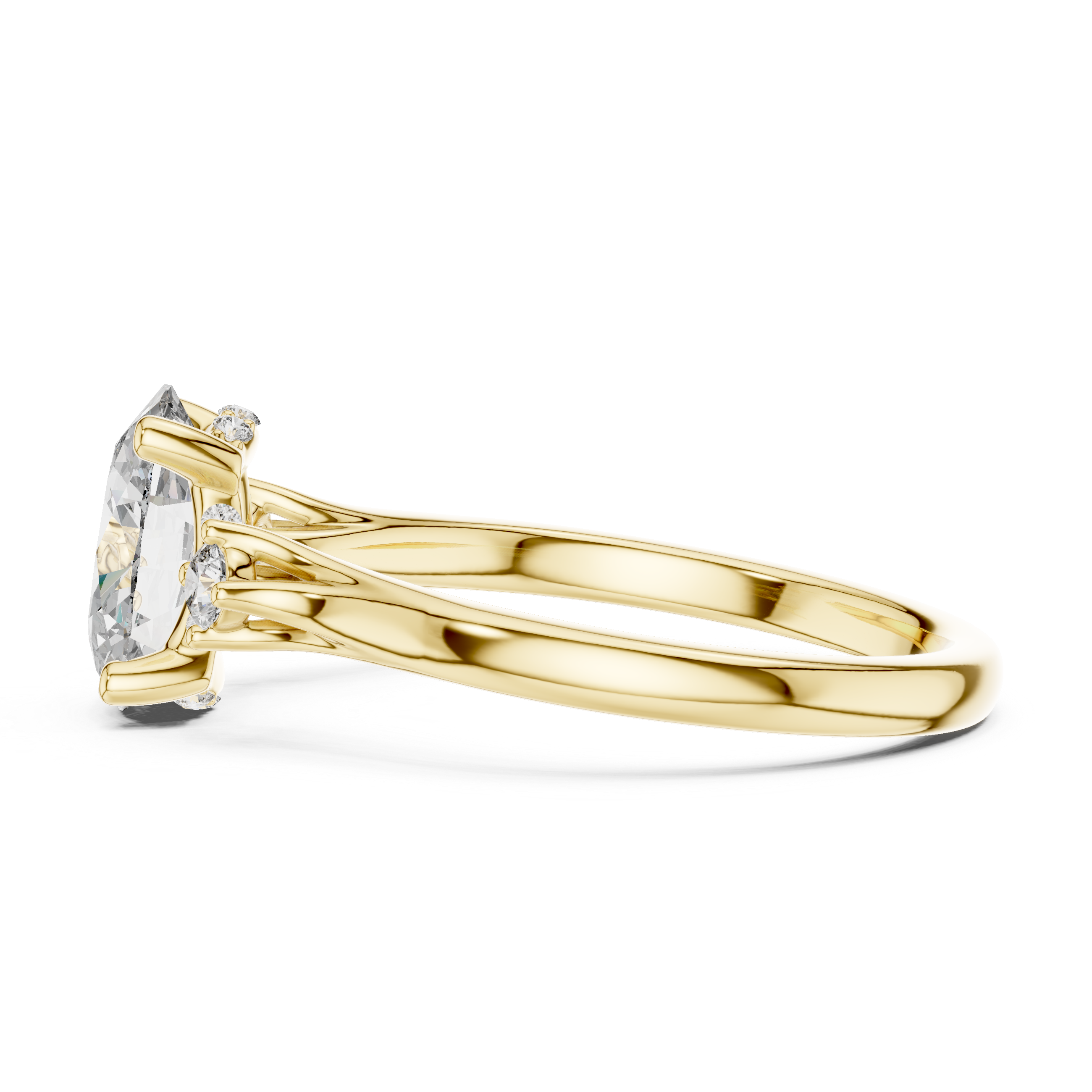 Mystic Arc Lab Grown Diamond Tiara Ring